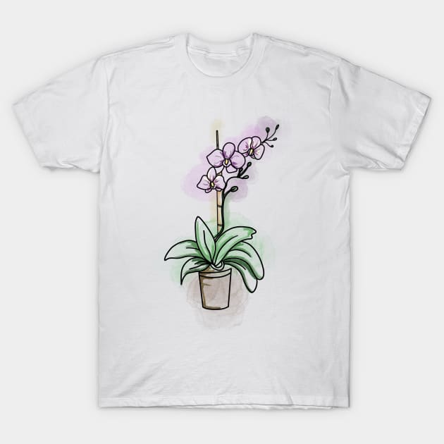 Orquídea T-Shirt by Tatismallart